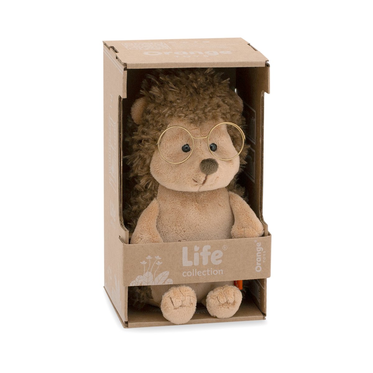 Plüschtier, Leben, Prickle der Igel mit Brille 25cm