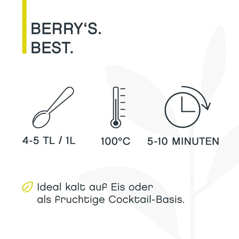 Berry's Best, Früchtetee, 125g