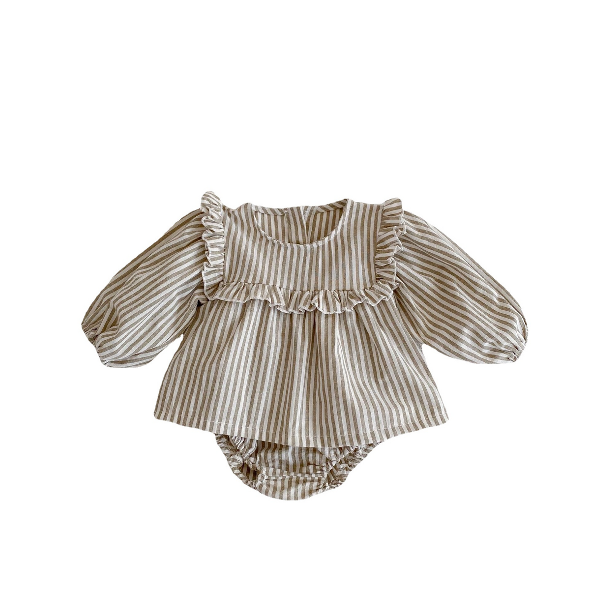Annie & Charles® striped dress and panty set