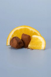 Candied Orange Peel Chocolate Truffles XL Box 250g | Citrus Chocolate