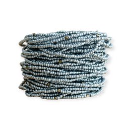 Masai Beaded Bracelet Silver