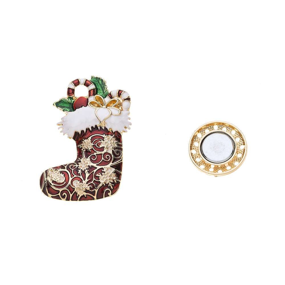 Broche - Kerstsok