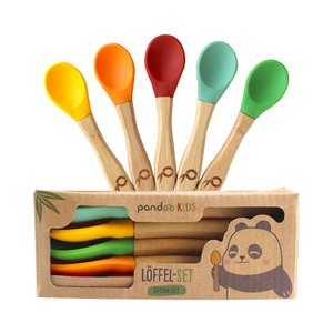 Kinderlepelset van bamboe