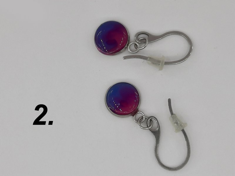 %231185 set collana/orecchini bisessuale