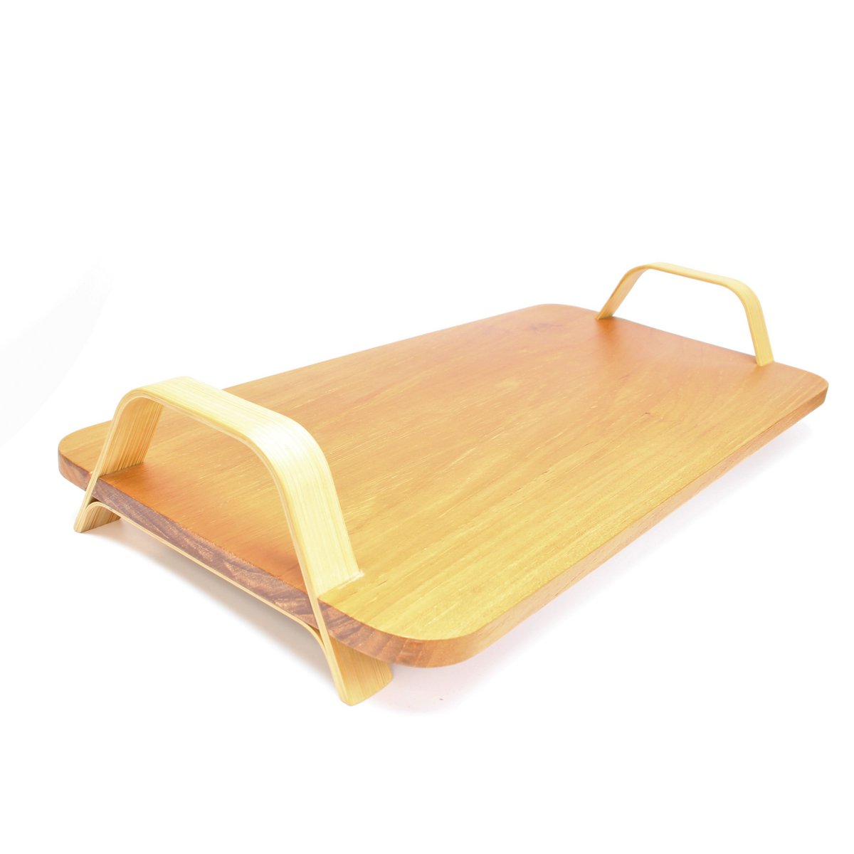 Bana designbakke fra træ og bambus