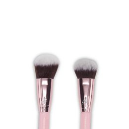 Soft Pink and Gold Foundation and Face Duo Brush