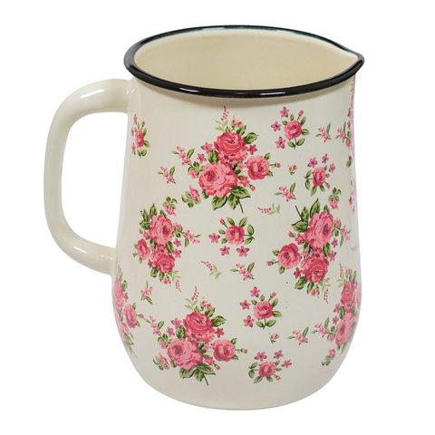 Emaille-Krug Bella 2,5 l Isabelle Rose