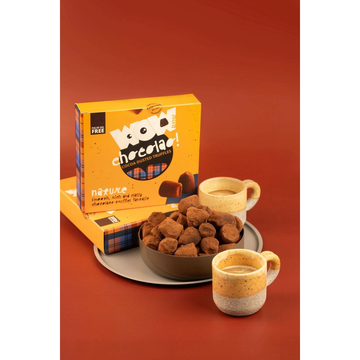 Trufas de Chocolate con Sal Marina Caja XL 250g | Chocolate francés de lujo