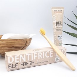 ORGANICZNA PASTA DO ZĘBÓW Z PROPOLISEM - WRAŻLIWE DZIĄSŁA - BEZ FLUORU - 75ML