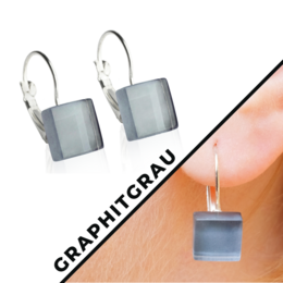 Glazen oorbellen met sluiting • 10mm • duurzaam / nikkelvrij / veel kleuren