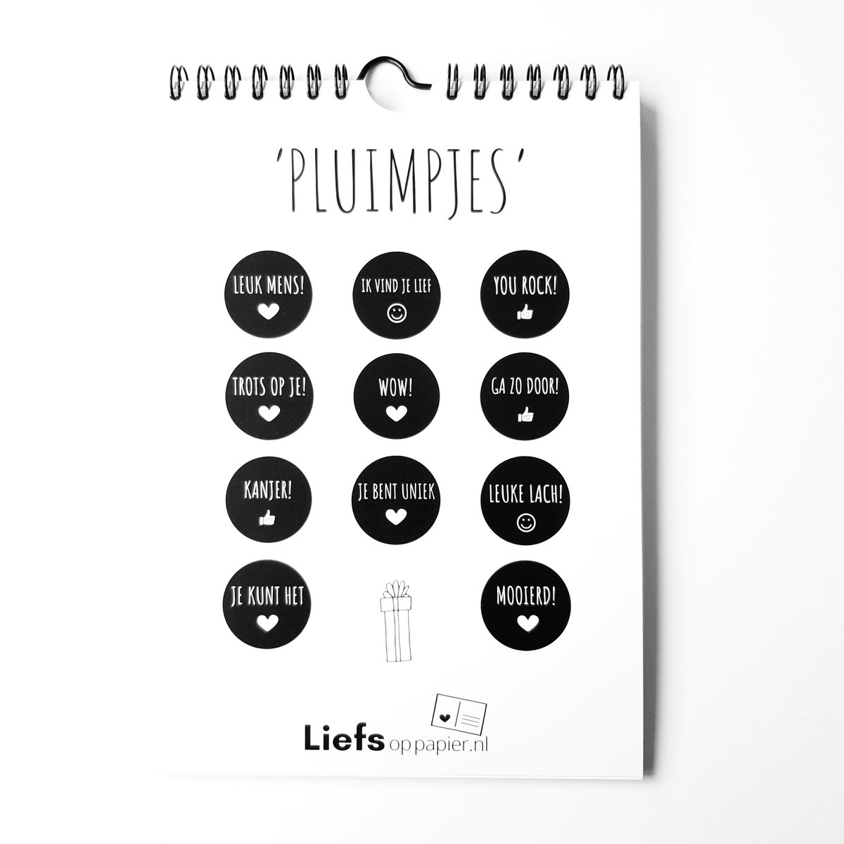 Pluimpjes verjaardagskalender - A5 formaat