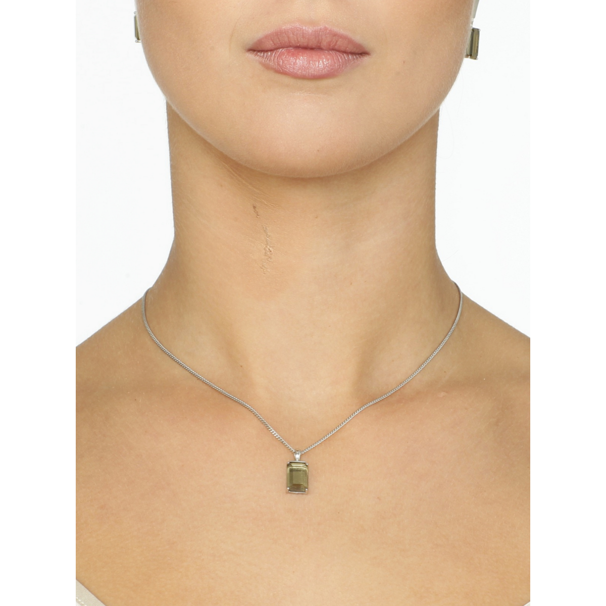 Be dazzled! | Necklace | Chocolate silver
