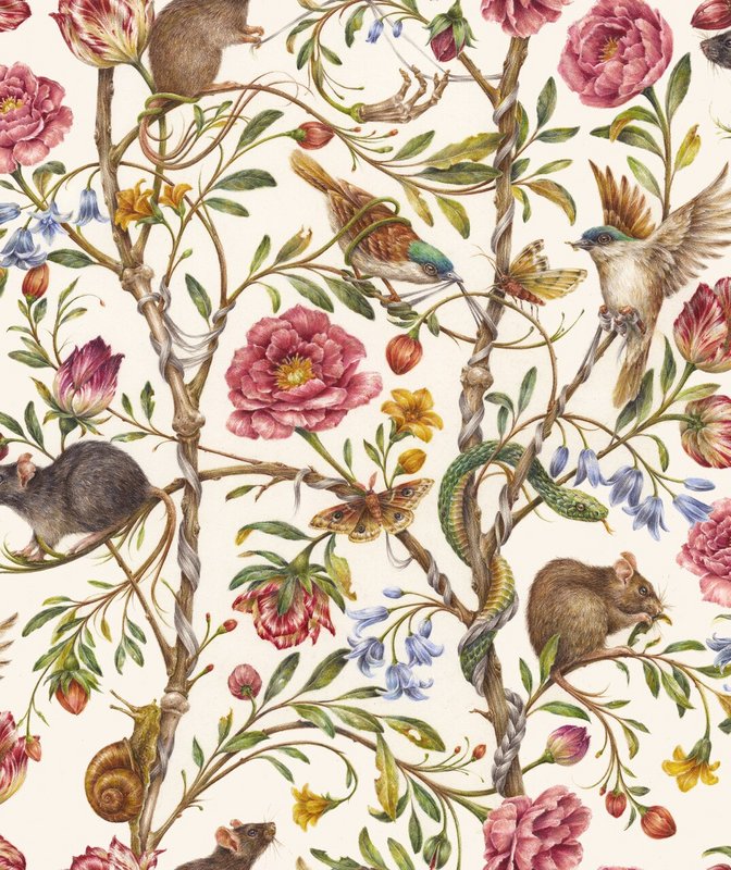 Ritorno alla carta da parati colorata Natura
