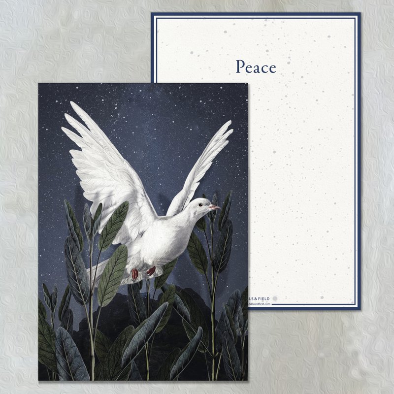 PEACE - A5 kort med kuvert