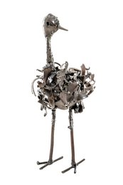 METAL NATURAL SMALL OSTRICH