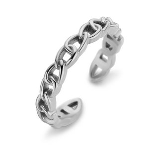CO88 RVS ring gourmet ketting breedte 3,5mm ips