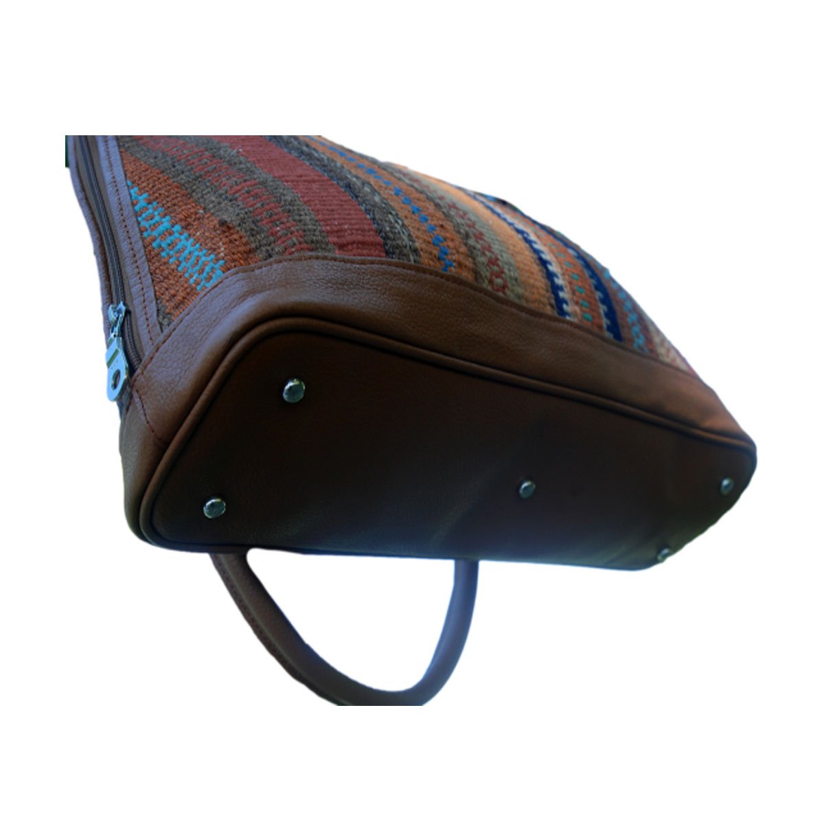 Kilim Leather Baker’s Chocolate Bag