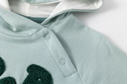 Bluza z kapturem z dzianiny frotte dla chłopca