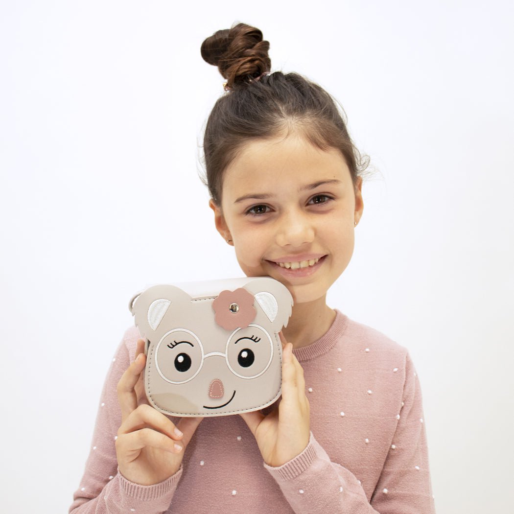 Sac bandoulière enfant - Yori le petit koala Gris