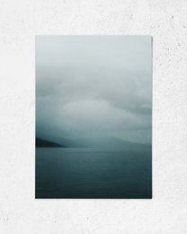 Carte postale Lac dans le brouillard (PK_069)