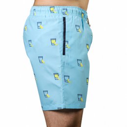 Swimming Trunks with Tequila Print
