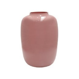 "Pastel pink ceramic vase, tall and cylindrical in shape, suitable for displaying flowers or other decorative items."
The image shows a pair of pastel pink ceramic vases. The vases have a tall, cylindrical shape and a smooth, glossy finish. They appear to be suitable for displaying flowers or other decorative items. The vases have a simple, minimalist design that would complement a variety of interior styles.