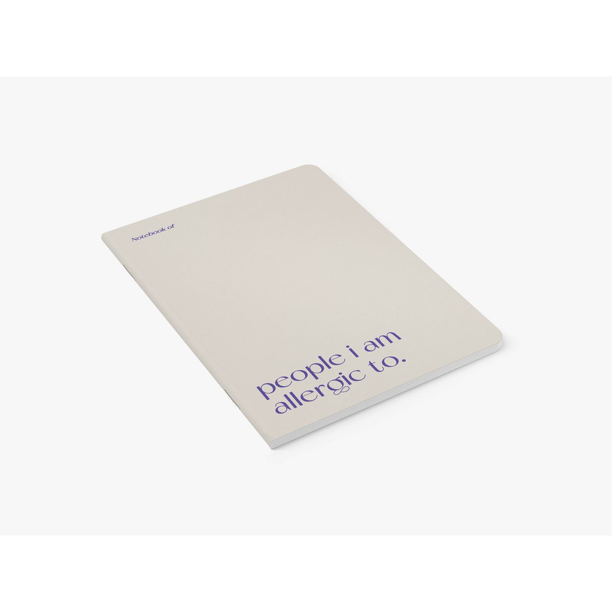 Notizheft / Allergic