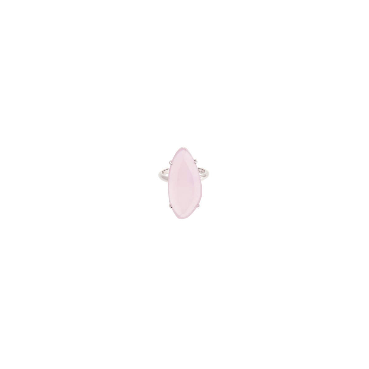 Starlight justerbar ring | Sølv Powder Pink