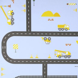 Geschenkpapier Baustelle Bob