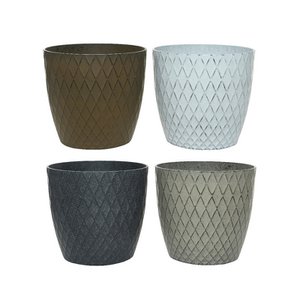 Kunststoff-Blumentopf H32cm für den Außenbereich