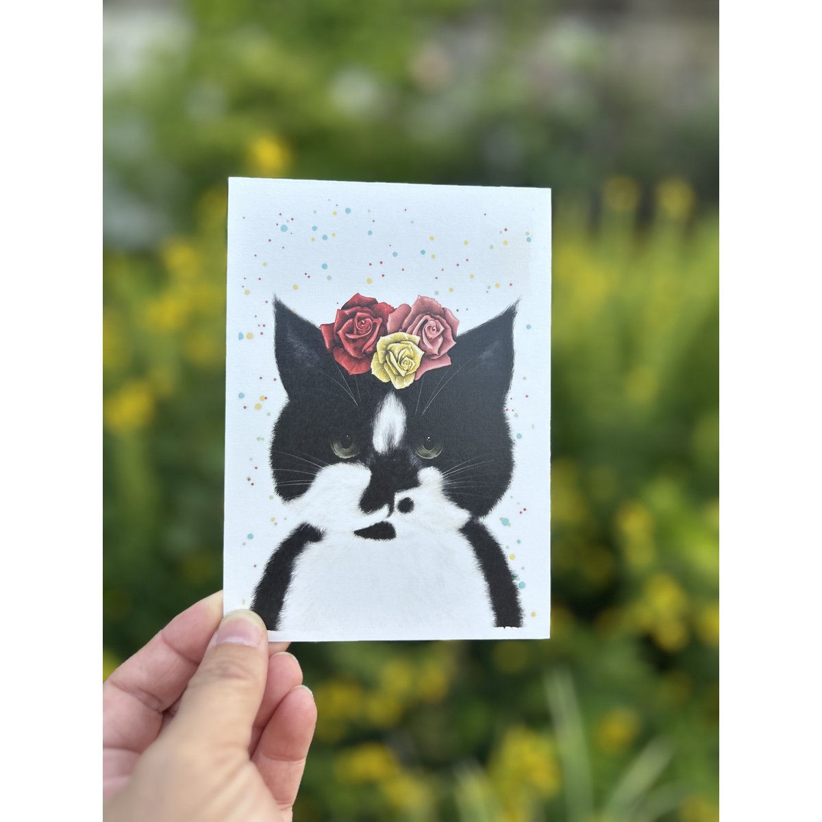 Postkarte - Frida Kat -Hlo