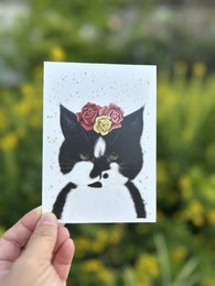 Postkort - Frida Kat -hlo