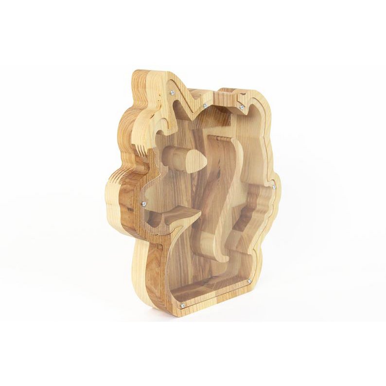 Sparschwein, Holzsparschwein Einhorn