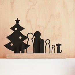 Eiken blok Standaard 2 groef
