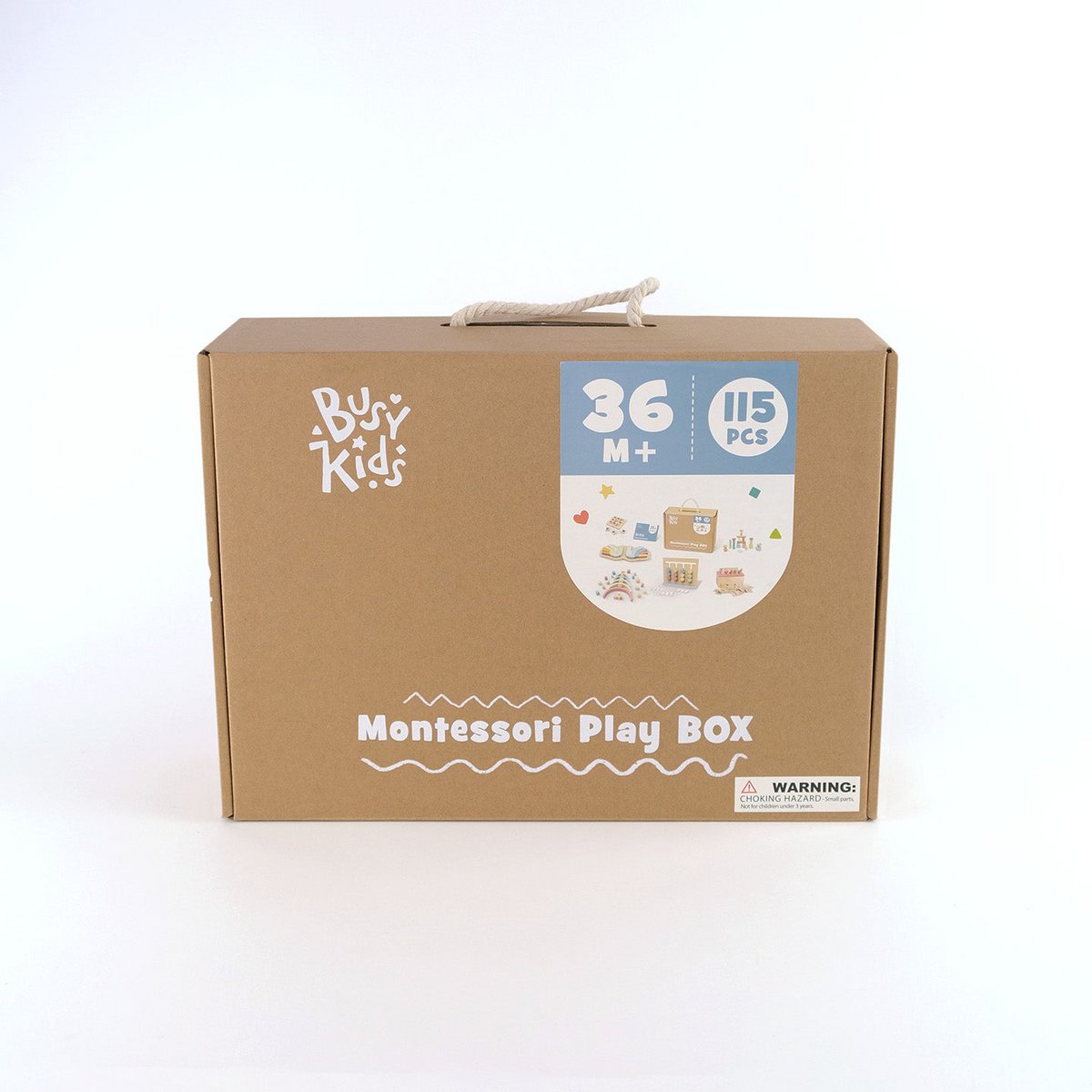 BusyKids Boîte de jeu Montessori 36 mois+ 