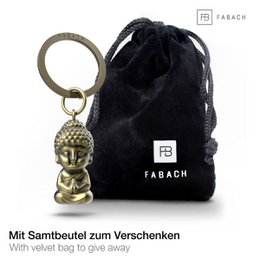 "Karma" Buddha Schlüsselanhänger - Buddha Anhänger - Mini-Buddha Glücksbringer Auto - Chakra Yoga Geschenk Figur