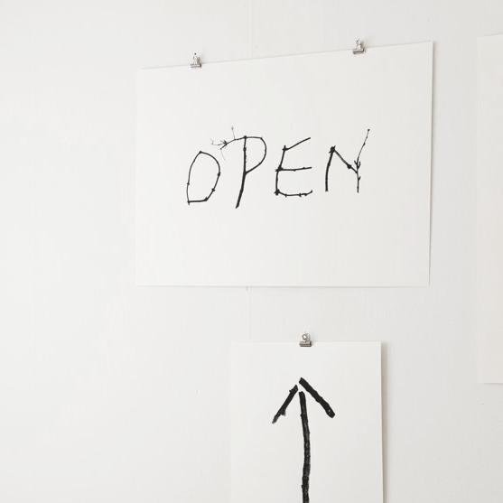 OPEN (poziomo) - sitodruk