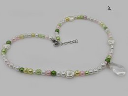 %238 Trendy pearl necklace set