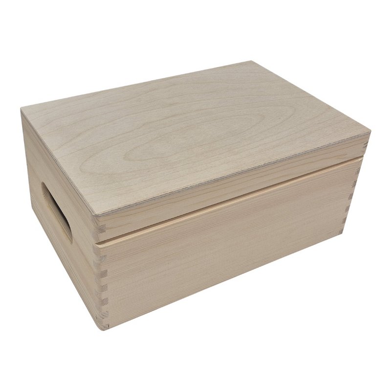 Kleine Aufbewahrungsbox aus Holz