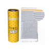 TOWEL TO GO BALI Cotton Beach Towel 180x100 cm | Sand Free | Grey / Mustard | with Gift Box