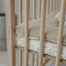 Hoeslaken jersey print Branches Sand