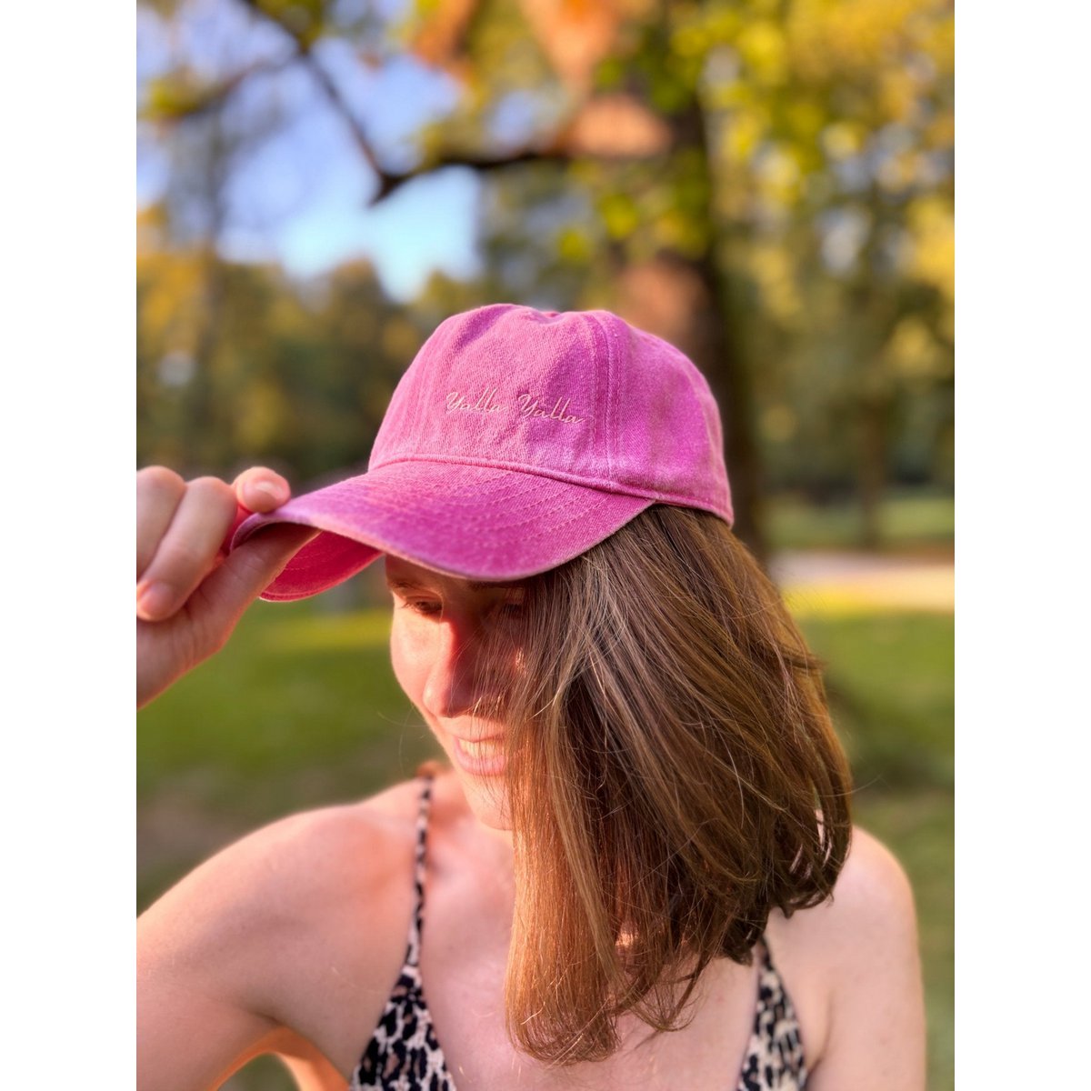 LAW! "Yalla Yalla" Cap in Pink Copy