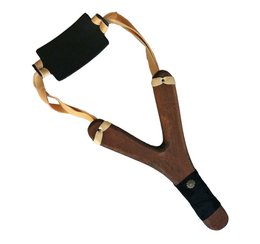 SLINGSHOT RUSTIK SUEDE GRIP + 3 CORK BALLS - ST531F