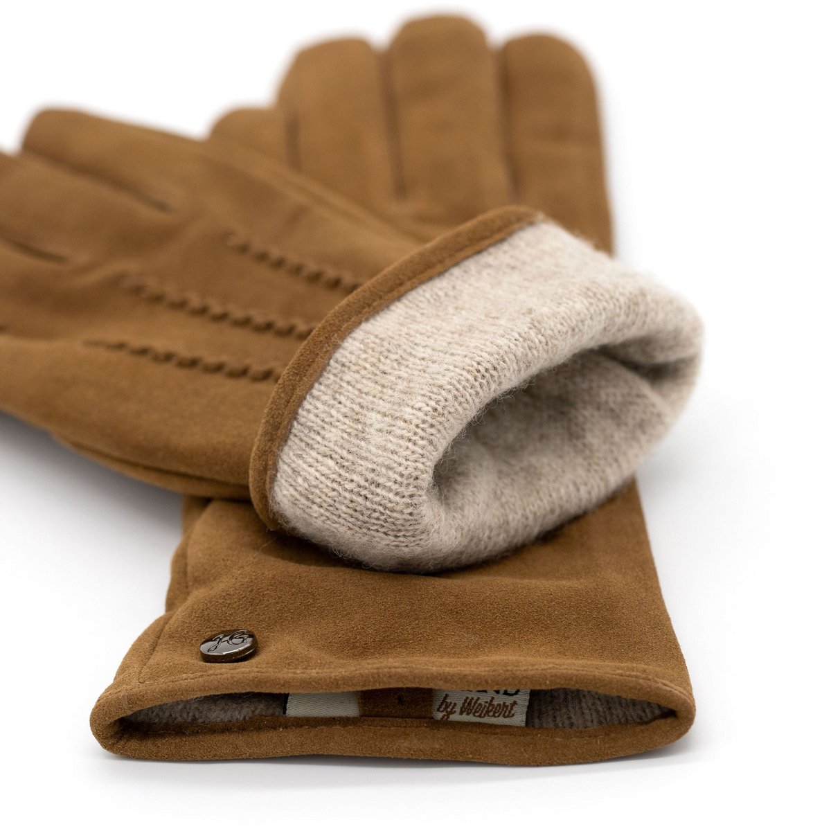 LEYLA – suede women’s gloves with cashmere wool lining