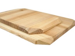Deska do Krojenia Z Naturalnego Drewna Jesionowego Blok 2 rozmiary