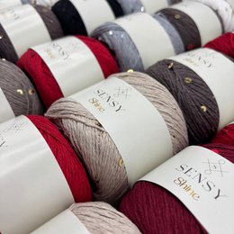 Filato Sensy Shine, 3,5 once, 340 iarde, calibro 2 fine
