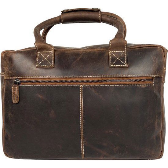 Umhängetasche Cognac Cowboysbag Laptop -Tasche 13 Zoll Buffaloer Handtasche Arrigo