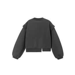 Girl's Long Sleeve Half Neck Sweatshirt