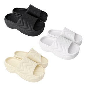 Damesmuiltjes » slippers met golfpatroon » badschoenen met dikke zolen » pantoffels