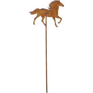 Metal plug Caballo, W10cm, H7.5cm, rust
